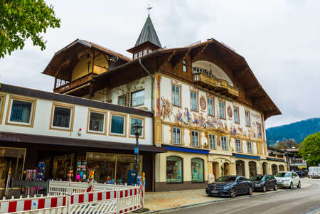Mural town of Obermegg, Germany
