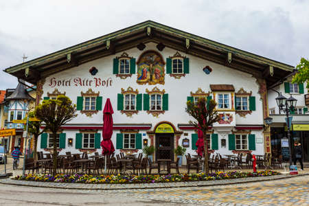 Mural town of Obermegg, Germany