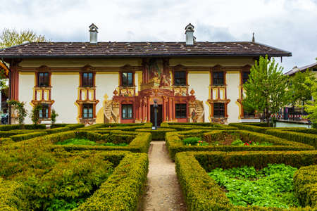 Mural town of Obermegg, Germanyのeditorial素材