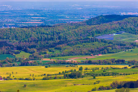 Rural scenery in Hechingen, Germany