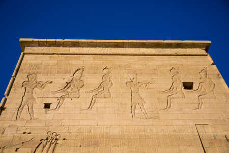 Philae Temple, Aswan, Egyptの写真素材