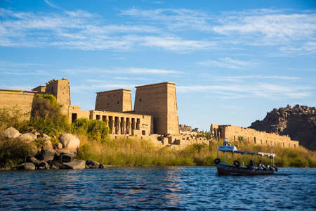 Philae Temple, Aswan, Egypt, Africaのeditorial素材