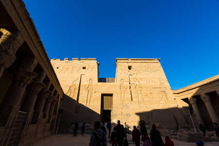 Philae Temple, Aswan, Egyptのeditorial素材