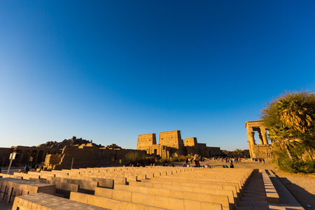 Philae Temple, Aswan, Egypt, Africaのeditorial素材