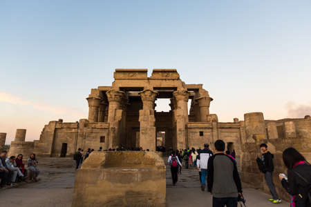 Kham Ombo Temple, Aswan, Egypt, Africaのeditorial素材