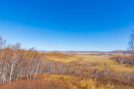 Autumn scenery of Jiapigou in Ulanbu