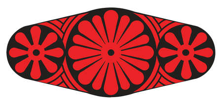 sigle logo Black and redのイラスト素材