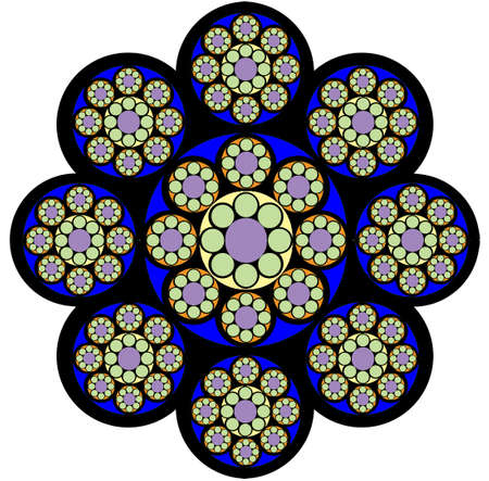 sigle logo fractal IIのイラスト素材