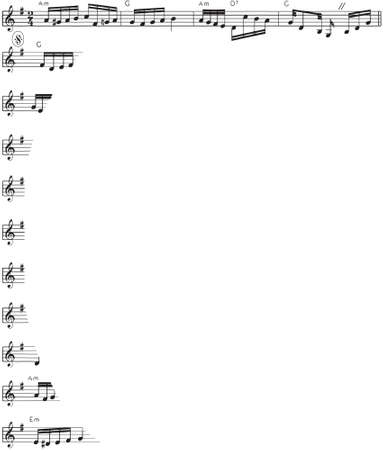 Music Score VIIのイラスト素材