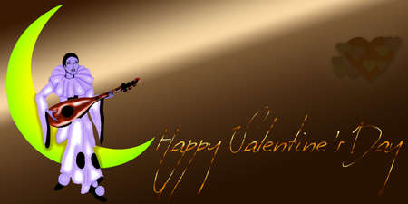 Happy Valentine s Day Pierrot Moon Happy Valentine s Day Pierrot Moon