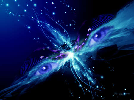 Butterlfly Eyesのイラスト素材