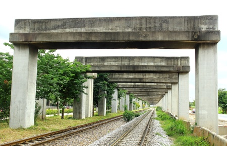 Bangkok Elevated Road and Train System - BERTSの写真素材