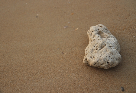 stone on a beach