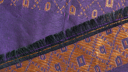 Thai silk fabric pattern
