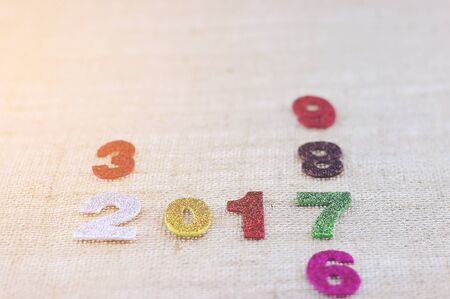 Happy New Year 2017の写真素材