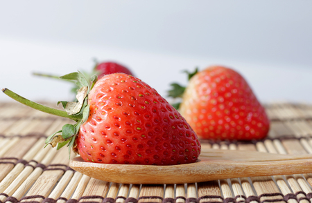 red strawberryの写真素材