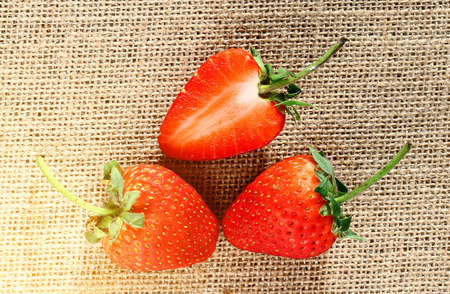 red strawberryの写真素材