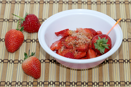 red strawberryの写真素材