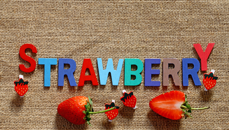 red strawberryの写真素材