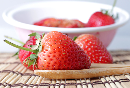 red strawberryの写真素材