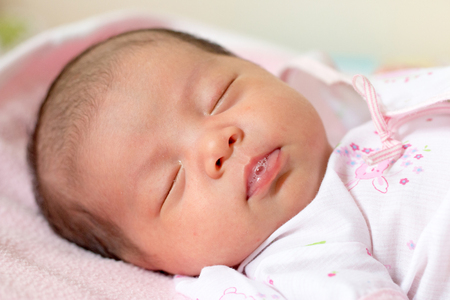 sleeping cute  babyの写真素材