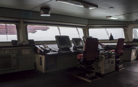Interior of pier control room