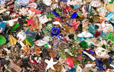 Pile of colorful accessorysの写真素材