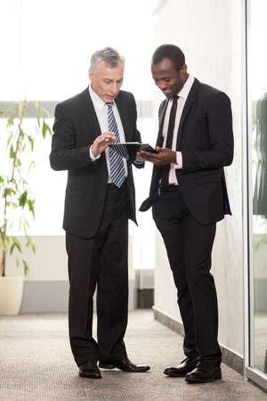 Business people working in exclusive officeの写真素材
