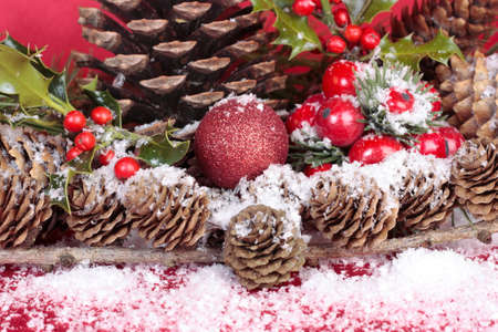 Christmas decorations closeupの写真素材