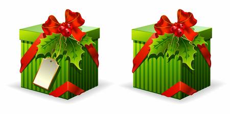 Vector Christmas giftのイラスト素材