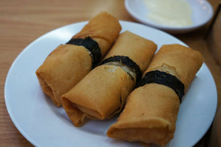 Veg Spring Rollの写真素材