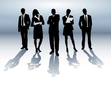 Business teamのイラスト素材