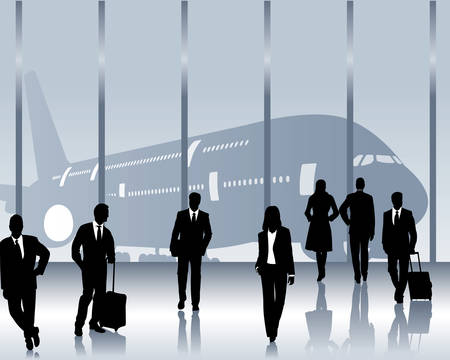 business travelersのイラスト素材