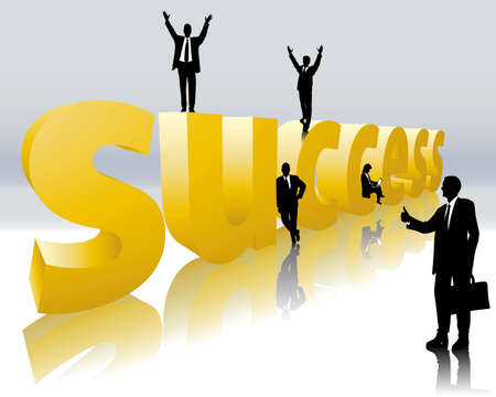 to aim at successのイラスト素材