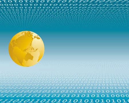 digital worldのイラスト素材