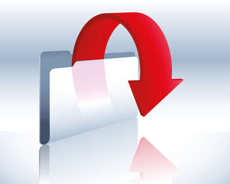 download folderのイラスト素材