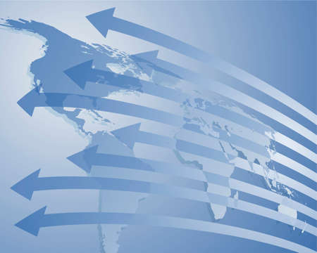 Import and exportのイラスト素材