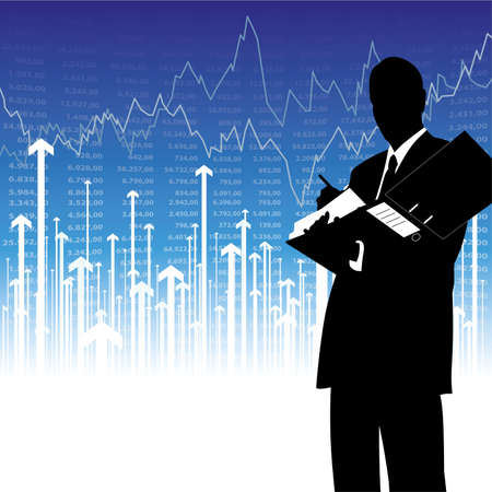 stockbrokerのイラスト素材