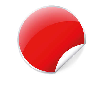 red buttonのイラスト素材