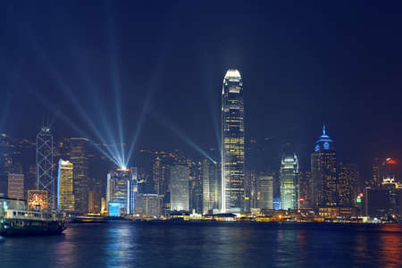 Hongkong skylineの写真素材