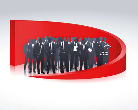 Business teamのイラスト素材