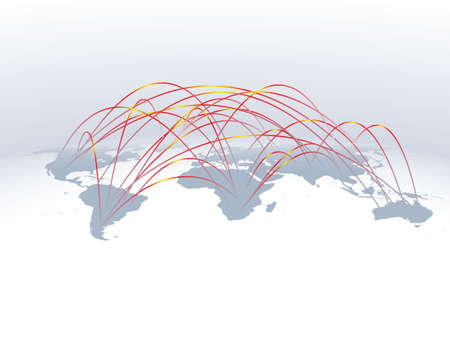 world wide networkingのイラスト素材
