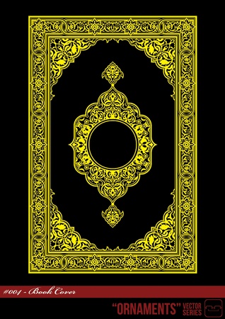  Ornament #004 - Book Coverのイラスト素材