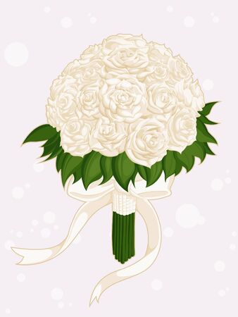 Wedding Flower Bouquetのイラスト素材