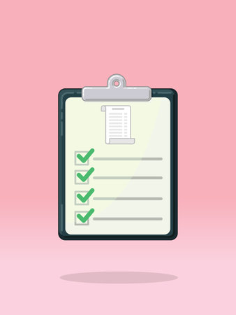 To Do List Invoice Billing Checksのイラスト素材