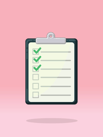 To Do List Tasks Schedule Completedのイラスト素材