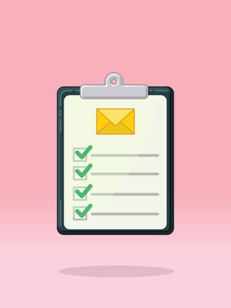 To Do List Email Message Tasksのイラスト素材