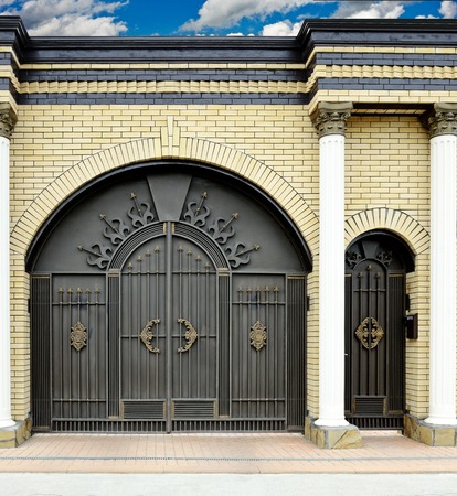 Large decorative gates and doors for homes and condos   の写真素材