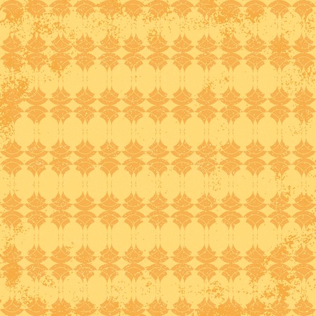 Grunge vector orange ornamental backgroundのイラスト素材