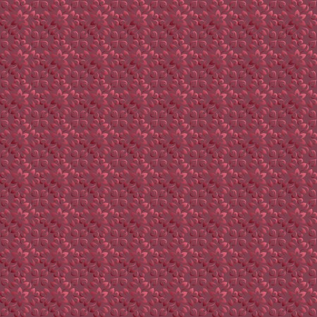 Abstract red and brown vector floral seamless patternのイラスト素材
